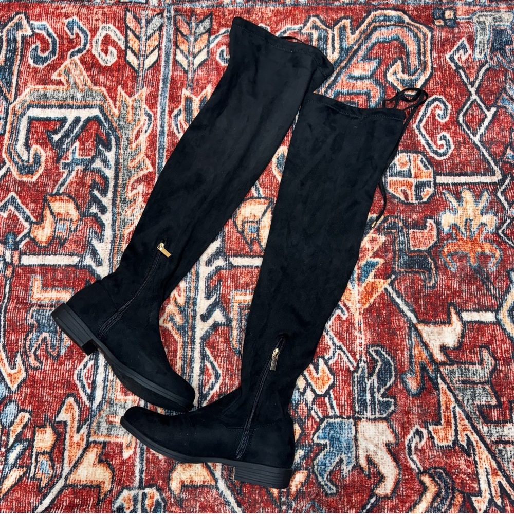 Elegant Black Over-the-Knee Women's Boots
